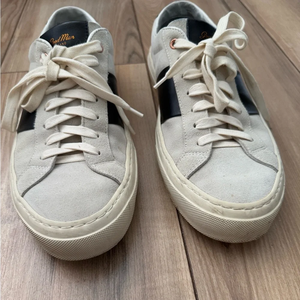 Good Man Brand Italy Gray Suede Fashion Sneakers